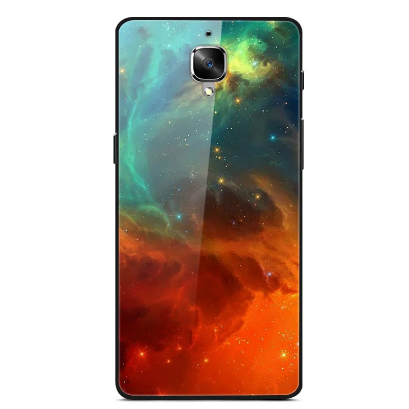 Для oneplus 3T чехол A3010 закаленное стекло твердая задняя крышка для One Plus 33t чехол стеклянный чехол для телефона s для oneplus 3T oneplus 3 1+ 3t