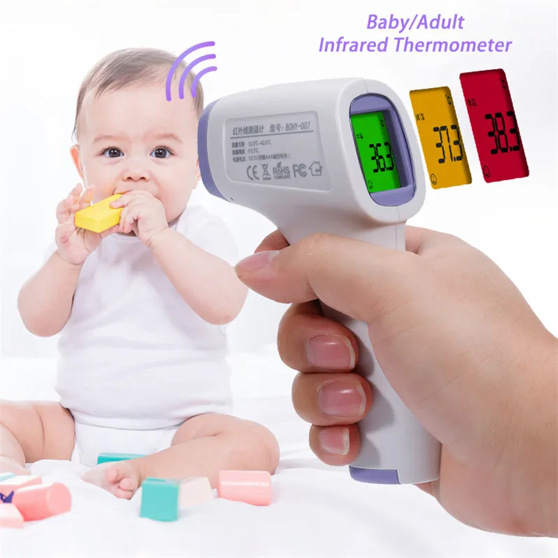 

Non-Contact Baby Thermometer Infrared Digital LCD Body Measurement Forehead Adult Body Children Termometro