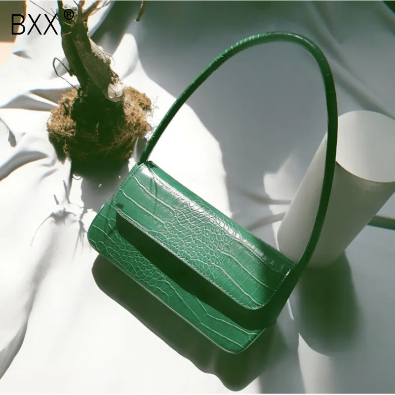 [BXX] Женская сумка на одно плечо универсальная сумка из крокодиловой кожи Роскошная брендовая дизайнерская сумка из искусственной кожи HI328
