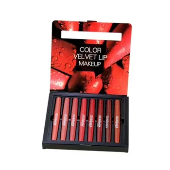 

Double-headed 8pcs Lipliner Dual-use Rotary Automatic Lip Liner Portable Lipstick Makeup Cosmetic Matte Lipstick