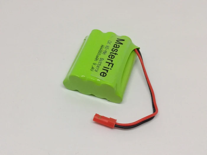 MasterFire новые 8,4 V AAA 800mAh Ni-MH аккумуляторные NiMH батареи с красной вилкой