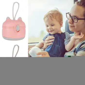 

Baby Food Storage Box with Spoon Silicone Seal Ring Infant Milk Powder Portable Case Snacks Container Feeding Accessories
