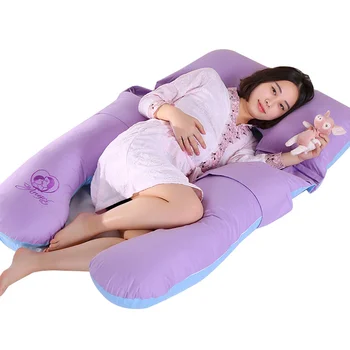 

U-Shaped Side Sleeper comfort soft Pillow Support Pillow Cuddly Pillow Removable Pregnancy Pillow