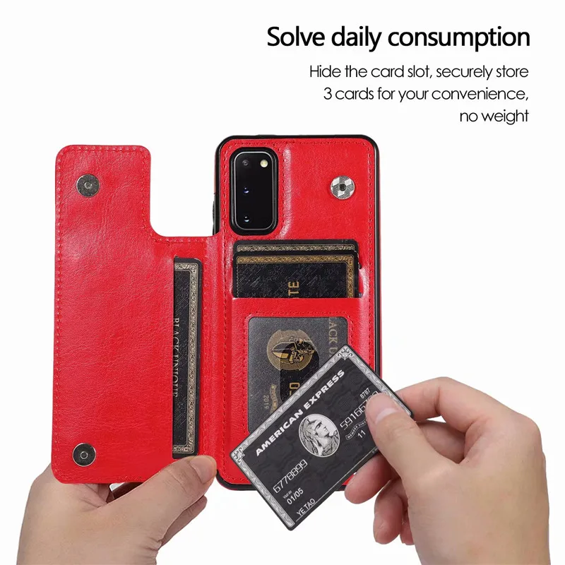 Leather Magnetic Stand Flip Phone Case (36)