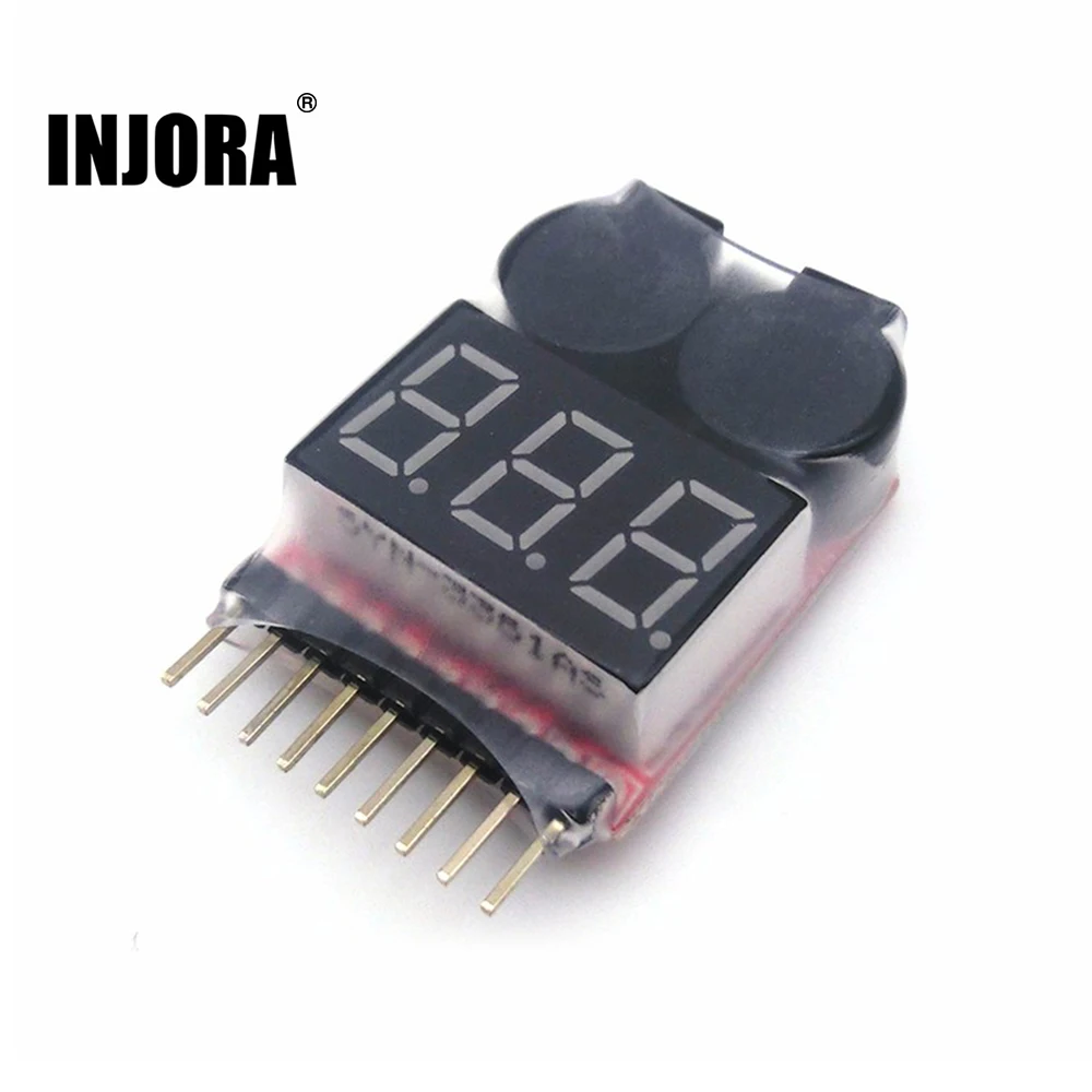 4 шт. 1 8 с индикатор модели RC Li ion Lipo Fe тестер батареи низкий уровень напряжения