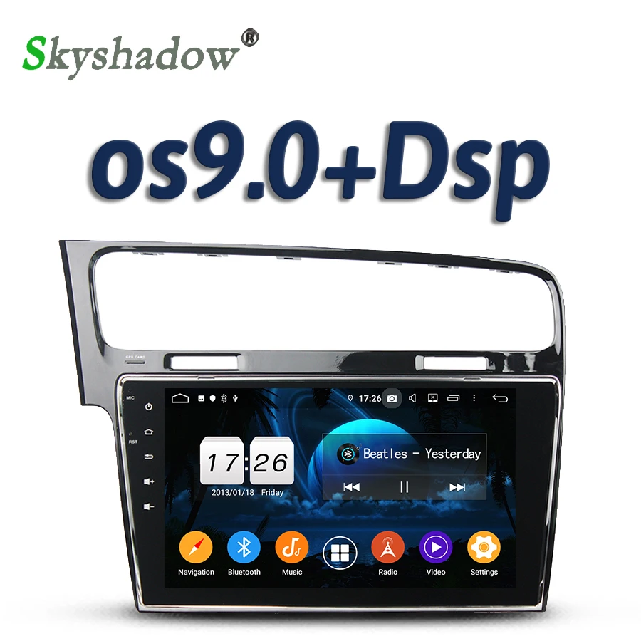 DSP 10 1 &quotIPS Android 2 ГБ + 16 Гб 4-ядерный автомобильный DVD-плеер GPS карта RDS радио wifi 4G Bluetooth