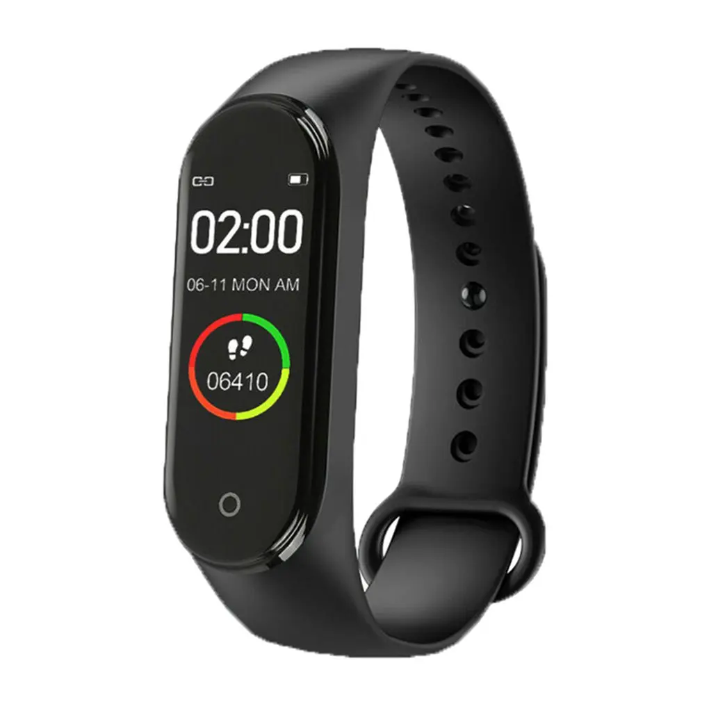 Смарт-браслет M4, 0,96 дюймов, цветной экран, Смарт-часы, спортивный браслет, трекер здоровья и сна, датчик движения, пульсометр, Bluetooth, умный Браслет