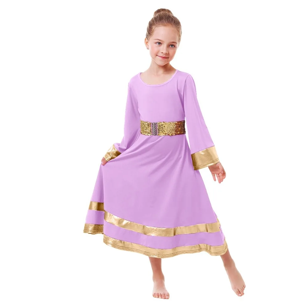 Балетное платье для девочек; детское платье; элегантный балетный костюм для танцев с поясом; Плиссированное Платье для танцев с блестками;