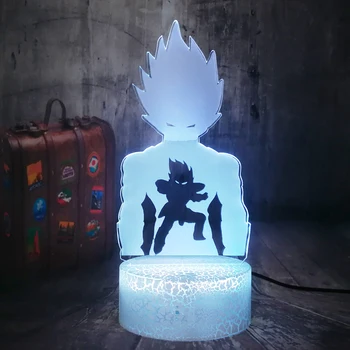 

3d Lamp Dragon Ball Z Goku Figure Nightlight for Kids Bedroom Decoration USB Touch Remote Multicolor Lamp Children Birthday lamp