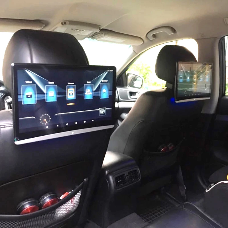 人気特売 車のヘッドレストモニター 12 5インチの車の画面 4k Hd 1080p ビデオ Android 9 0 Wifi Hdmi Usb Tf Bt Ram 2gb 16gb ダウンロード ミラーリング Miracast 通販直営店 Kingscages Com