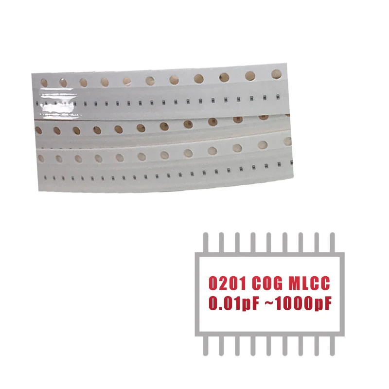 MY GROUP 100PCS 0201 COG (C0G) SMD 50V 0.1PF~220PF MLCC Monolithic Chip Multilayer Ceramic Capacitor in Stock 100pcs 0201 220pf 25v ±10% 221k x7r smd chip multilayer ceramic capacitor