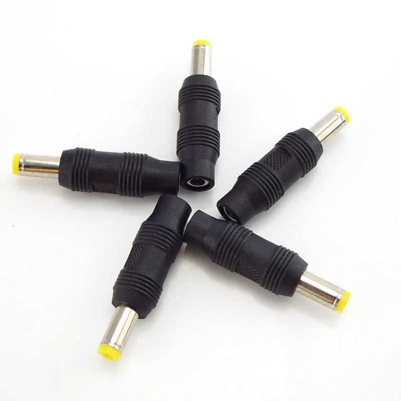 DC adaptador de conectores m/m f/m 6,5mm 5.5X 2,1mm 2,5mm 3,5mm 1,35mm PC hembra a hembra tablet adaptador conector jack