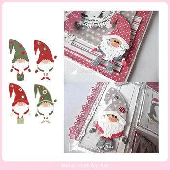 

Santa Claus set Metal Cutting Dies for DIY Scrapbooking Photo Album Decorative Embossing Paper Card Crafts Die Cut 2019