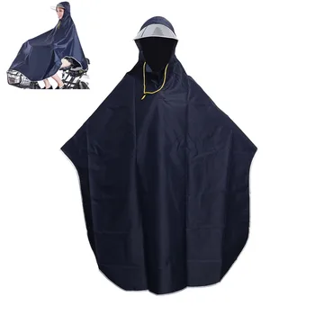 

Waterproof Bicycle Raincoat Cover Cycling Rain Cape Poncho Hooded Windproof Rain Coat Cloth Protector For Scooter Hiking