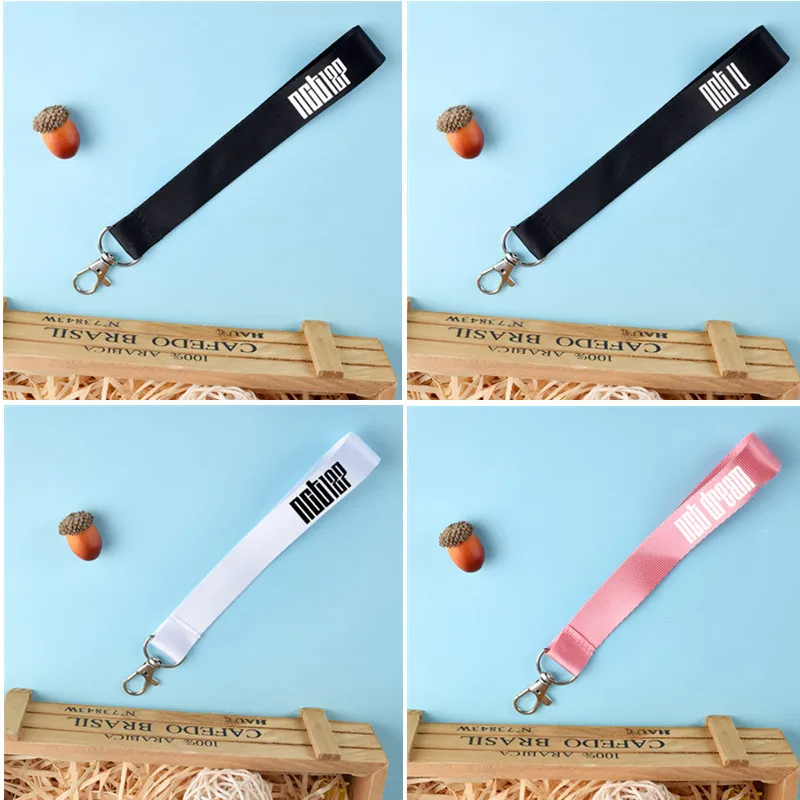 

NCT Name Strip Keychain Key Lanyard Mobile Phone Lanyard Star Peripheral Color Mobile Phone Rope Lanyard Dropshipping