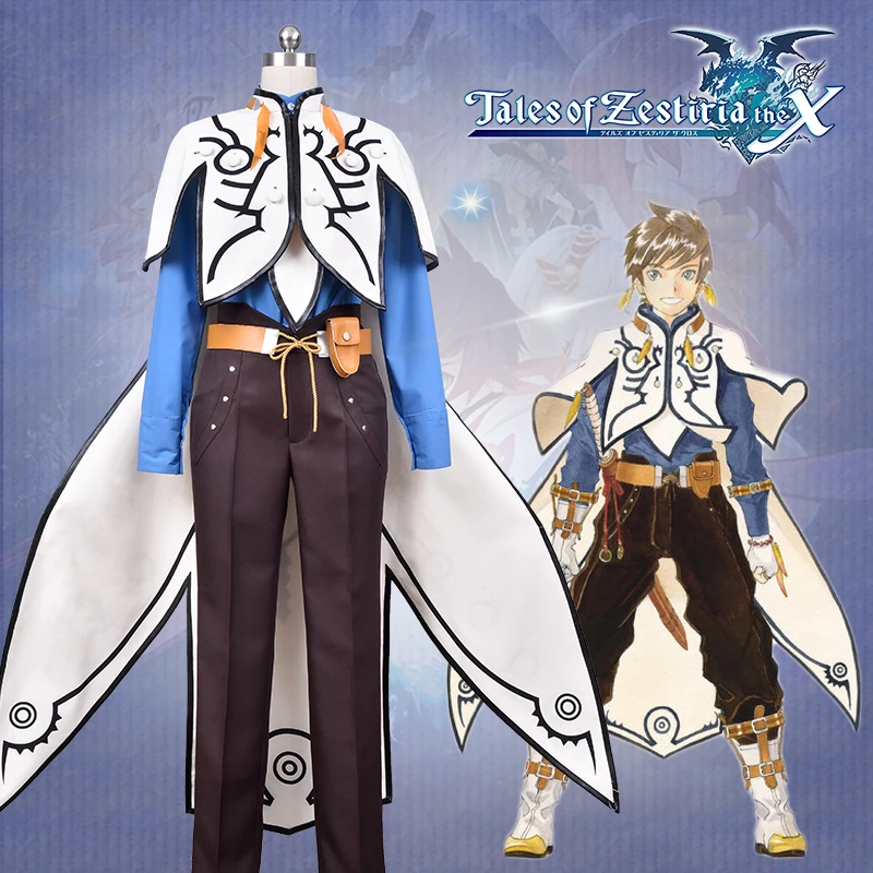 

Anime Tales of Zestiria Sorey Cosplay Costume Halloween Christmas Carnaval Costume For Men Women Full Set
