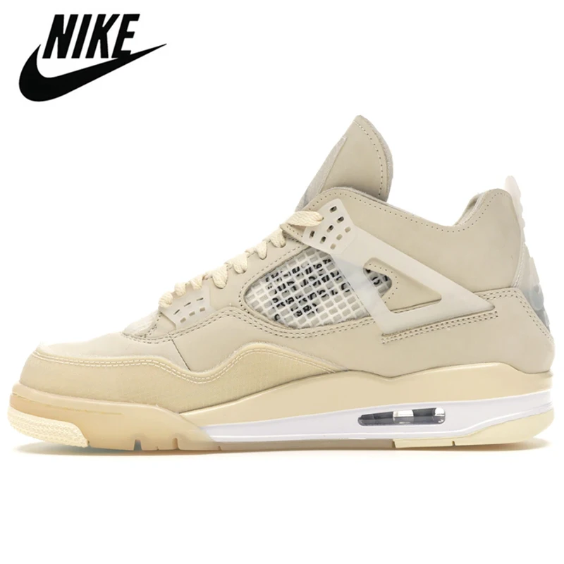 Аутентичный nike ar jordan retro 4 vela noir levi preto goiaba gelo calhas  preto masculino теннисные принадлежности для мужчин - купить по выгодной  цене | AliExpress