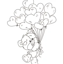 10x8 маленький медведь держит воздушный шар с дизайном «любовь» прозрачные штампы Силиконовые печати для DIY Скрапбукинг фото альбом изготовление карт