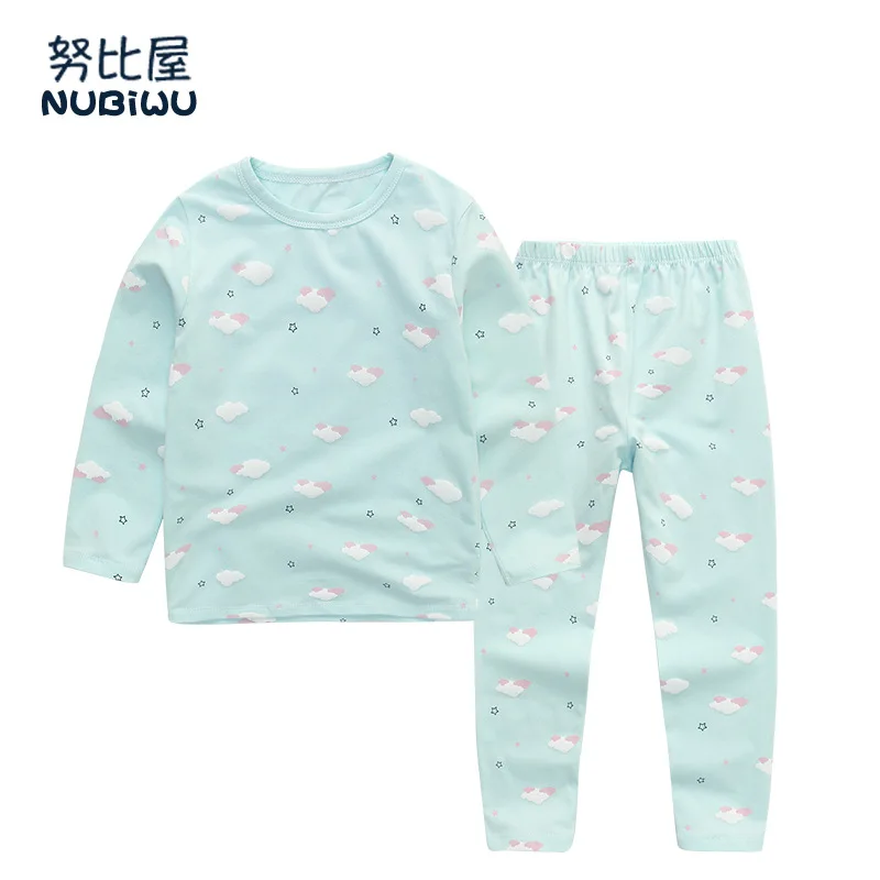 

Spring And Autumn Children Thermal Underwear Set Pure Cotton Children Underwear Thermal Suit Not Balling up Does Not Fade Shrink