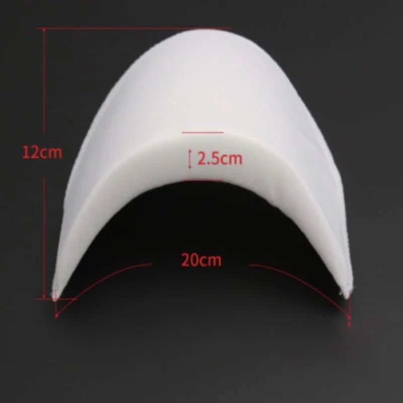10Pairs/Lot 20x12cm Thickness:2.5cm Black and White Clothes Shirt Sponge Shoulder Pads Dress