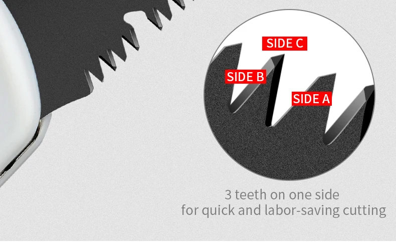 Brand Hand Fold Saw Woodworking Cutting Tools TPR Handle Collapsible Sharp SK5 Steel U-Shaped Turbine Saw