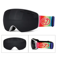 Boys Girls Skiing Glasses Double Layer UV Protection Kids Skating Goggles Anti-fog Children Ski Snowboard Glasses Eyewear