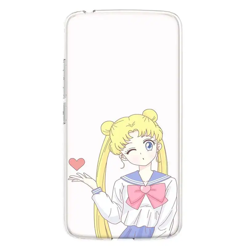 Чехол для телефона girl Sailor Moon аниме MOTO Motorola G8 E4 E5 E6 G7 G6 G5S Plus Play Power ONE Action мягкий
