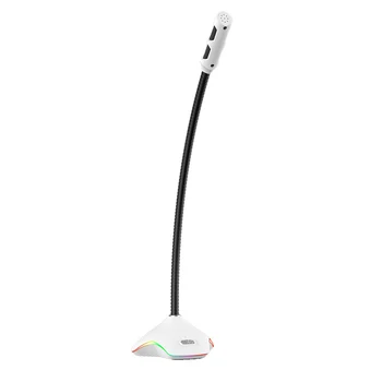 

Simple Microphone For PC Computer Laptop Notebook Desktop Skype Gaming USB Microphone Web Flexible Noise Canceling Mic