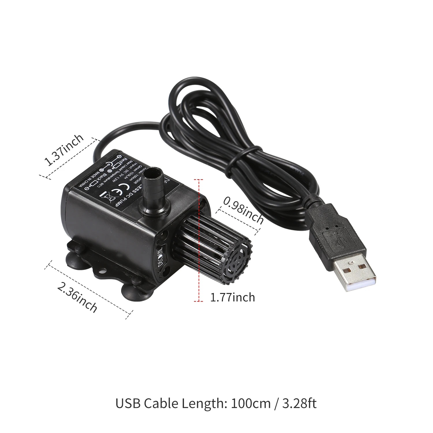 USB Бесщеточный Водяной насос с фильтром ультра тихий мини DC5V микро масляный