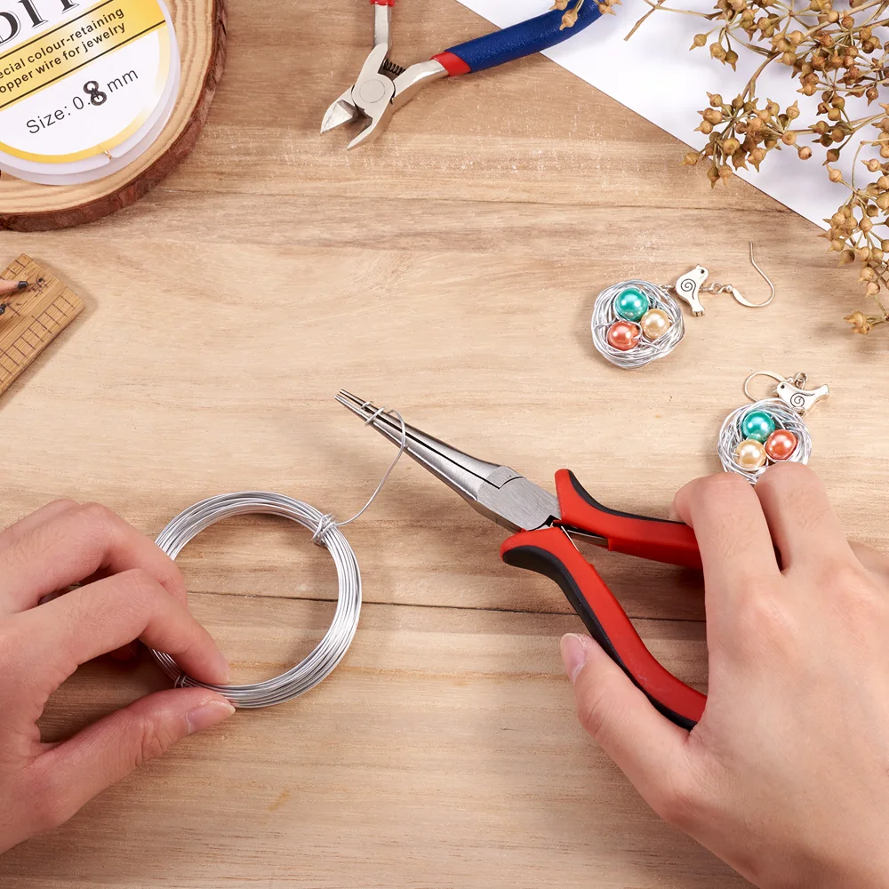DIY Jewelry Pliers Tools Flat Nose Pliers Side Cutter/Wire-Cutter