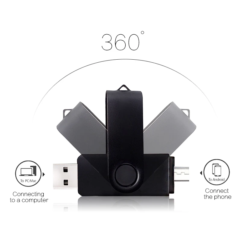 Wansenda OTG USB флеш накопитель для смартфона/планшета/ПК 16 ГБ 32 64 Гб 128 ГБ|USB