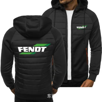 Sudaderas con capucha para hombre, chaqueta de otoño primavera con logotipo de Fendt, sudadera informal de manga larga con cremallera, novedad de 2020