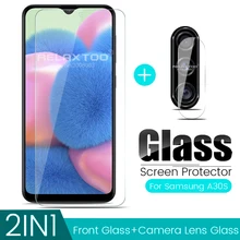 2-in-1 Camere Protector For Samsung Galaxy A30s Glass A 30s SM-A307FN 6.4'' Protective Lens Film Cover SamsungA30S Glasses