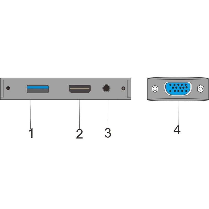 Usb C type C к Hdmi Vga 3,5 мм аудио адаптер 3 в 1 Usb 3,1 Usb-C конвертер кабель для ноутбука Macbook Google