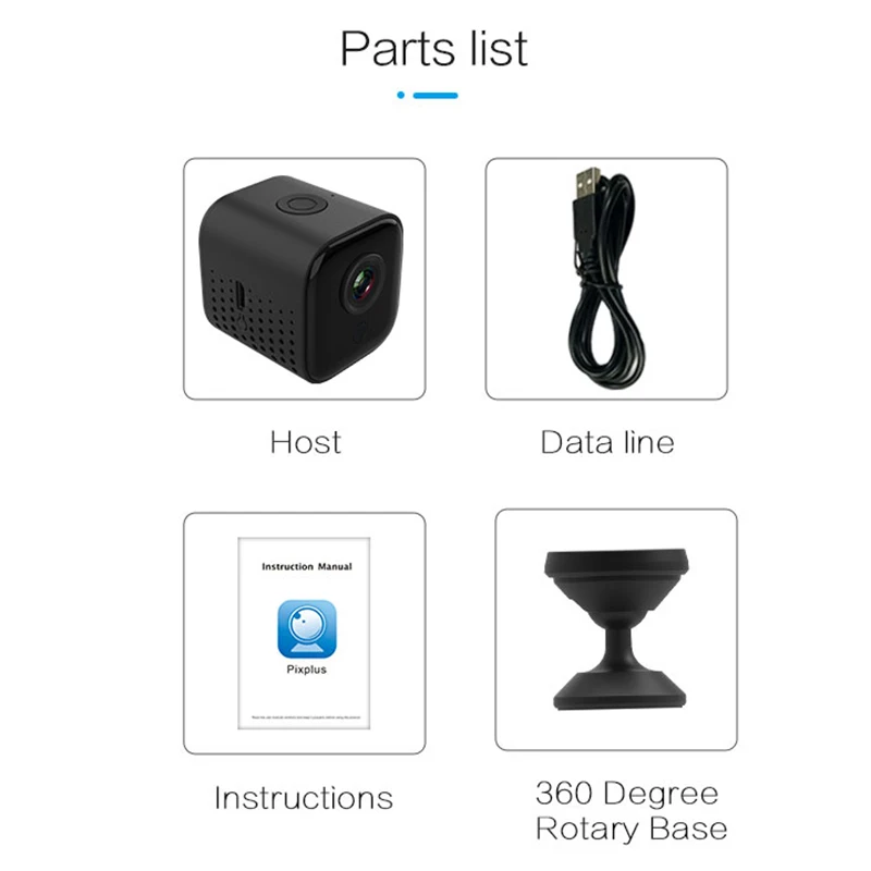 A11 1080P HD Wifi IP Mini camemor карта памяти