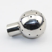 

1/2" 3/4“ 1” 1-1/2” 2” BSP Female Thread Cleaning Spray Ball Stainless Steel Sanitary Pipe Fittings Fix Tank Cleaning Ball Head