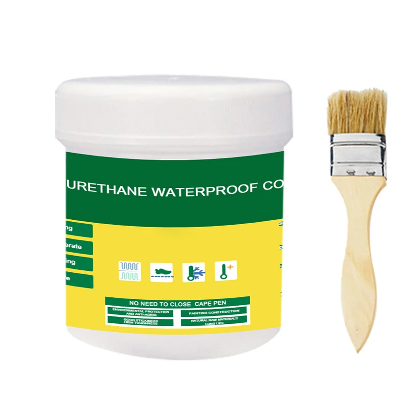 Transparent Waterproof Sealant With Brush Exterior Wall Bathroom Floor