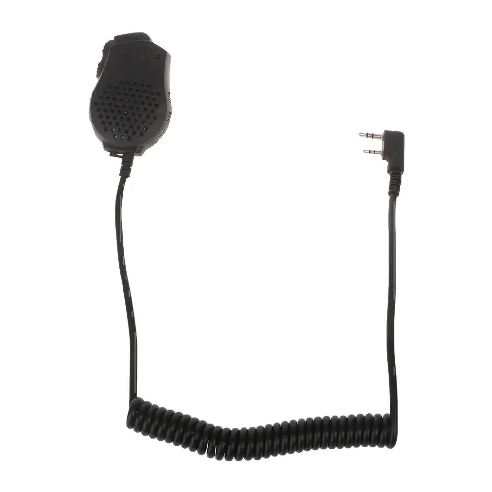 Dual PTT Speaker UV 82 Mic Microphone Two Way Radio Accessory Walkie Talkie Handheld Portable for 1