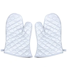 1 пара термостойкие-стеганая подкладка-Кухня-микроволновая печь-рукавица-перчатки