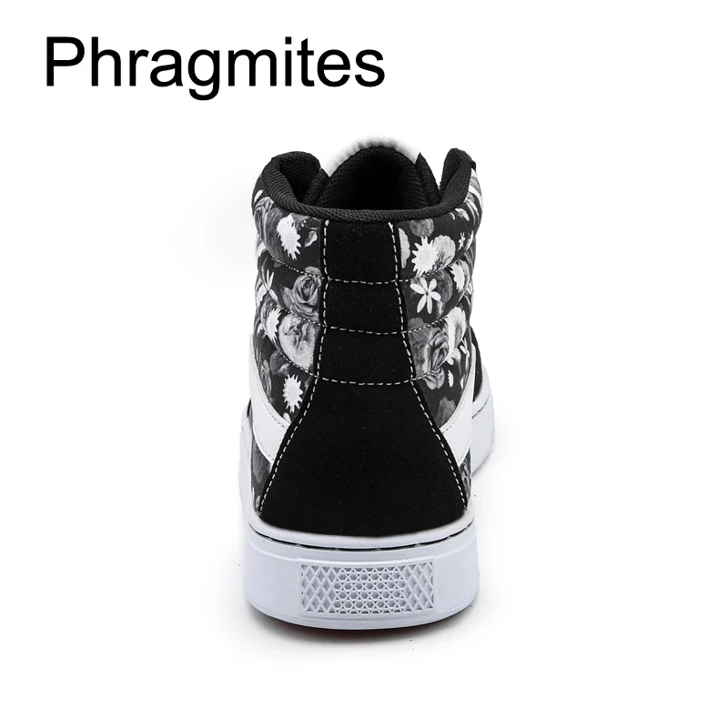 Phragmites/Модная Мужская обувь с цветочным принтом; размеры 36-47; женские туфли для пары; botas mujer; высококачественные удобные кроссовки; Осенние новые ботинки