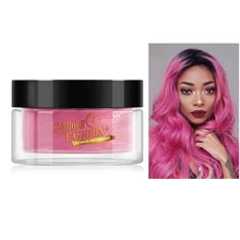 8 цветов Pro одноразовая краска для волос цветной воск одноразовая формовочная паста Серебристая Зеленая краска для волос