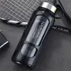 Portable Water Bottle Glass 520/650/1000ml Large Capacity Cup Fitness Outdoor Sports Leak-proof Bike Climbing Camping