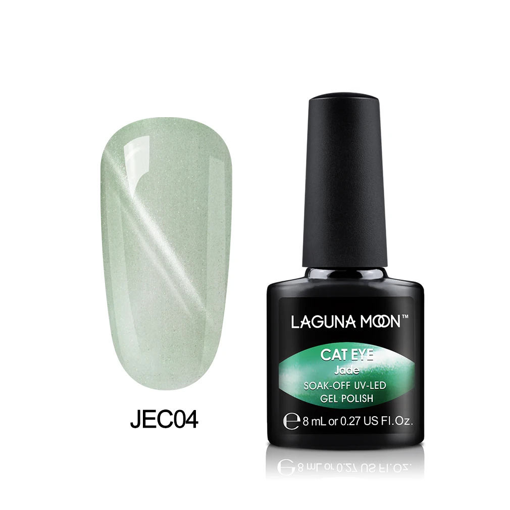 Lagrunmoon 8 мл нефритовый кошачий глаз краска гель лак для ногтей DIY гель uv Vernis Гель-лак для светодиодной сушки геллак кошачий глаз тиснение Лаки - Цвет: 4