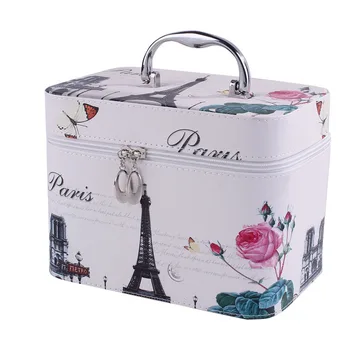 

Korean Style Multi-functional Cosmetic bag portable Cosmetic Box Waterproof Travel Cosmetics Package For Woman