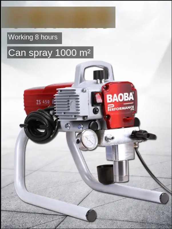 Высоконапорный распылитель Профессиональный безвоздушный распылитель краски 450 машина для окраски слишком 1500Wl