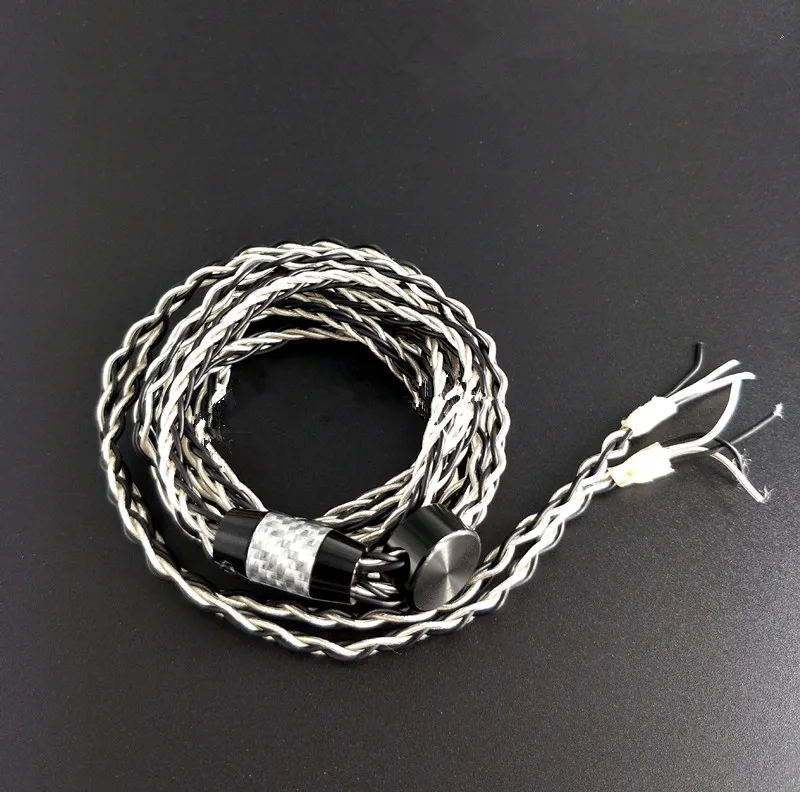 8 core single crystal copper upgrade headphone cable Semi finished braided headphone upgrade line