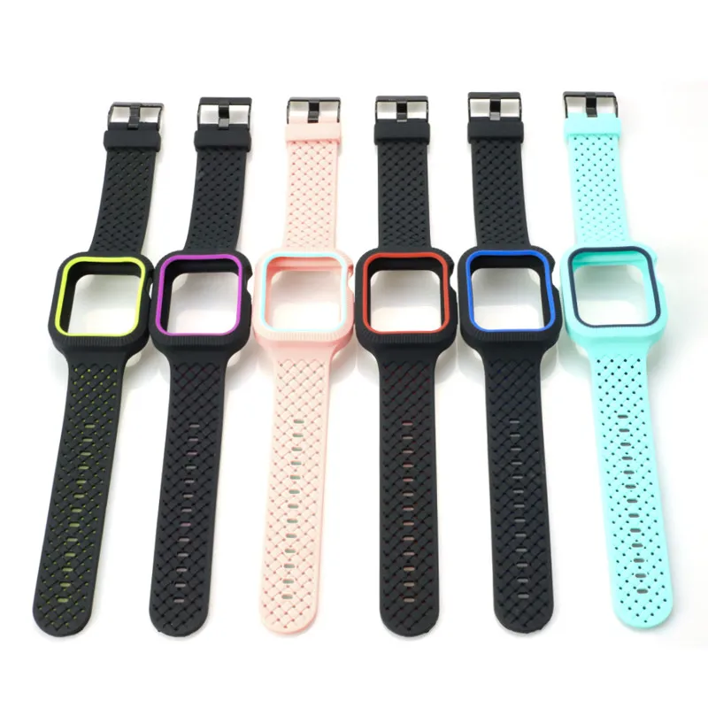 Плетеный чехол+ ремешок для apple watch band pulseira apple watch 5 4 band 44 мм/40 мм iwatch band 4 5 correa браслет ремешок для часов