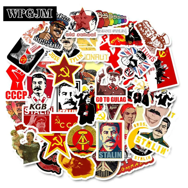 50 шт./упак. Советского Союза Сталину орден водостойкие наклейки для Чемодан ноутбук телефон скейтборд номер стикеры сделай сам