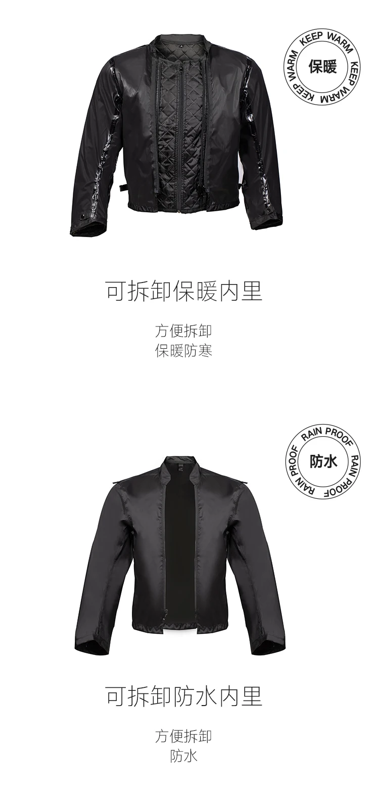 Motorcycle riding jacket winter four seasons waterproof anti-fall thermal motorcycle jacket male breathable motorcycle protectio