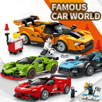 

Speed Champions Race Car city Building Blocks Diy Kid Educational Toys For Children Gift Sport Race Car Blocks